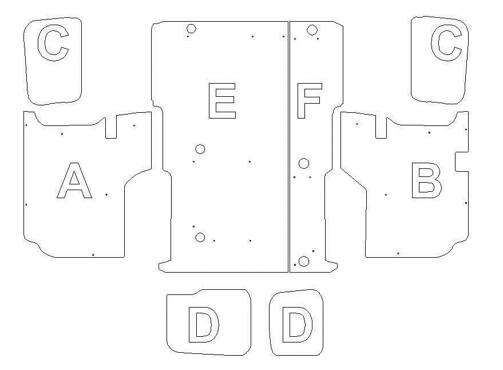 Ply Lining Kit Fiat Doblo 2010-2021 - Maxi