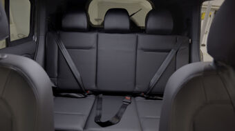 Rear Seat Conversion Kit 2020 Onwards - Black Cloth - Sprung Seat Base