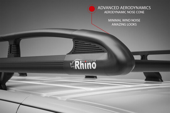 Rhino KammRack Black B630 Renault Trafic 2014 - - L1H1 - Tailgate