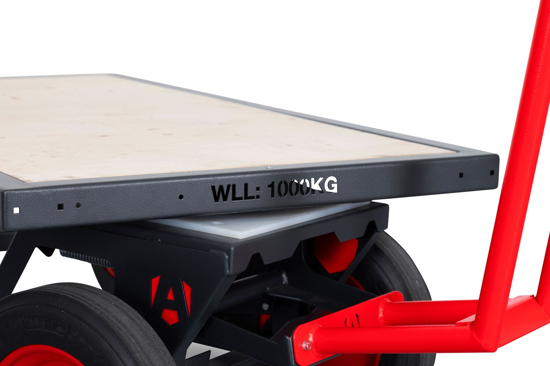 Armorgard TT1 Turntable Truck - Robust Large Trolley for moving materials
