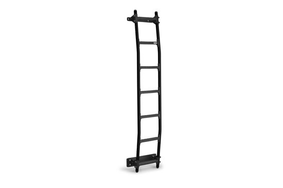 7 Step Rhino VanLadder Black Mercedes Sprinter 2006-2018 - All H1 Roof Height Models - Twin Door