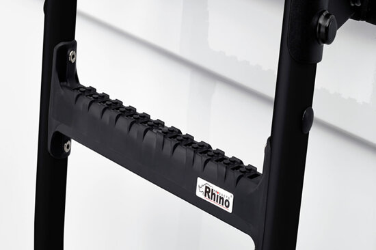 7 Step Rhino VanLadder Black Mercedes Sprinter 2006-2018 - All H1 Roof Height Models - Twin Door
