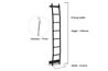 VanLadder Black BL8 With Dimensions