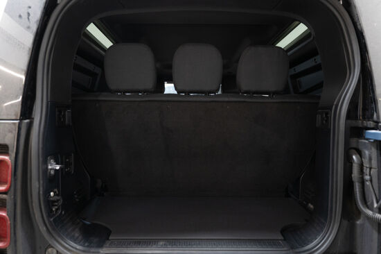 New Land Rover Defender 90 Commercial Rear Seat Conversion Kit - 2020 Onwards - Black Cloth - Sprung Seat Base