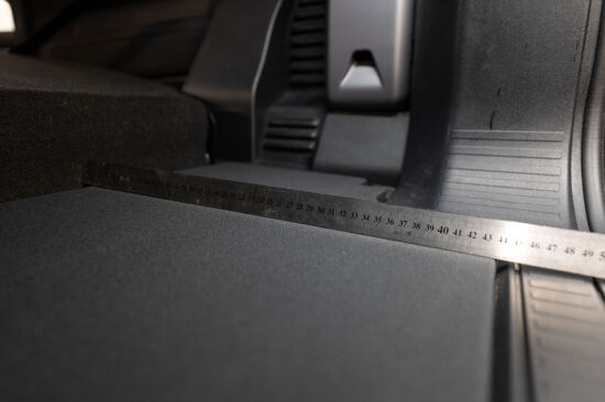 New Land Rover Defender 90 Commercial Rear Seat Conversion Kit - 2020 Onwards - Black Cloth - Sprung Seat Base