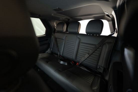 Land Rover Discovery 5 Commercial Rear Seat Conversion Kit - Black Perforated Leather - Sprung Seat Base