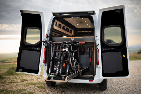 Shred Sled (Small) Slide Out Bike & Cargo Tray - by VanTrax