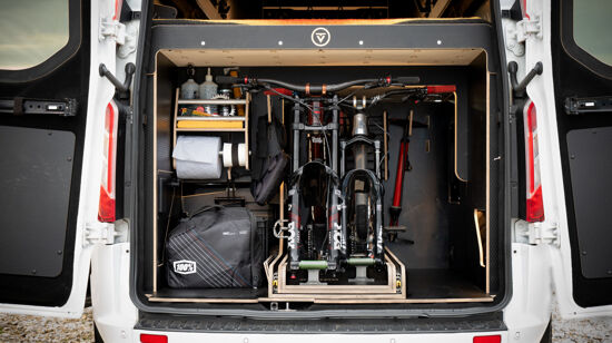Shred Sled (Small) Slide Out Bike & Cargo Tray - by VanTrax