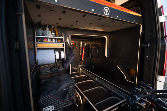 Shred Sled (Small) Slide Out Bike & Cargo Tray - by VanTrax