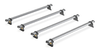 4 x Volkswagen Transporter T5 Roof Bars 2002-2015