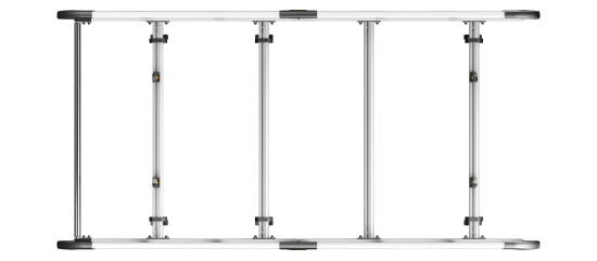 VGUR-283 ULTIRack+ Citroen Berlingo Roof Rack - 2018- L2H1 Twin Rear