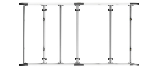 VGUR-220 ULTIRack+ Citroen Dispatch Roof Rack - 2007-2016 L1H1 Twin Rear