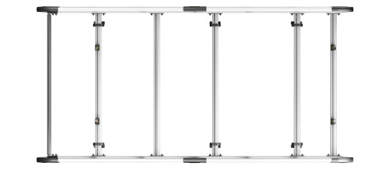 VGUR-221 ULTIRack+ Citroen Dispatch Roof Rack - 2007-2016 L2H1 Twin Rear