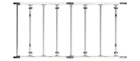 VGUR-244 ULTIRack+ Renault Master Roof Rack - 2010-2024 L2H2 Twin Rear