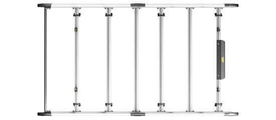 VGUR-201 ULTIRack+ Renault Trafic Roof Rack - 2001-2014 L1H1 Twin Rear