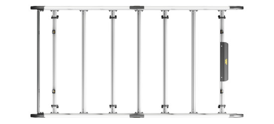 VGUR-204 ULTIRack+ Renault Trafic Roof Rack - 2001-2014 L2H1 Tailgate