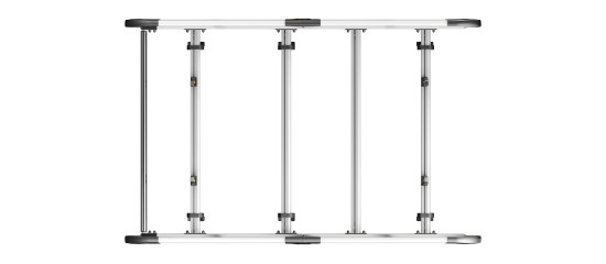 VGUR-242 ULTIRack+ Vauxhall Combo Roof Rack - 2012-2018 L1H1 Twin Rear