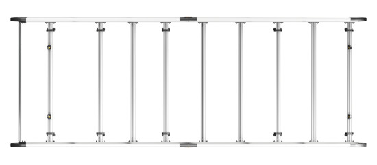 VGUR-288 ULTIRack+ Vauxhall Movano Roof Rack - 2010-2021 L4H2 Twin Rear
