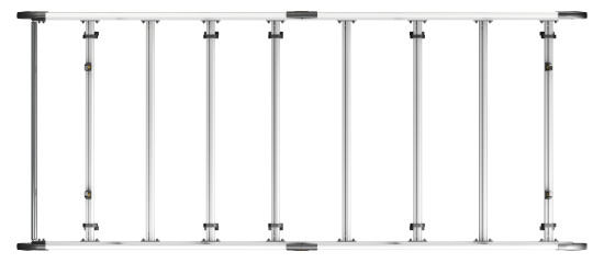 VGUR-245 ULTIRack+ Vauxhall Movano Roof Rack - 2010-2021 L3H2 Twin Rear