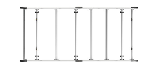VGUR-210 ULTIRack+ Vauxhall Movano Roof Rack - 2022- L2H1 Twin Rear