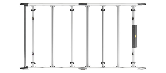 VGUR-265 ULTIRack+ Vauxhall Vivaro Roof Rack - 2014-2019 L2H1 Tailgate