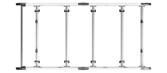 VGUR-289 ULTIRack+ Volkswagen Caddy Roof Rack - 2020- L2H1 Twin Rear