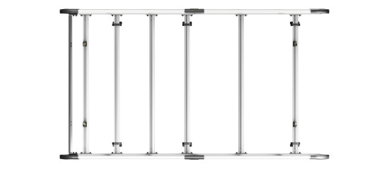 VGUR-237 ULTIRack+ Volkswagen Crafter Roof Rack - 2006-2017 L1H2 Twin Rear