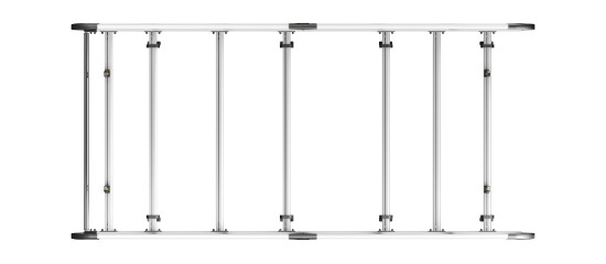 VGUR-239 ULTIRack+ Volkswagen Crafter Roof Rack - 2006-2017 L2H2 Twin Rear