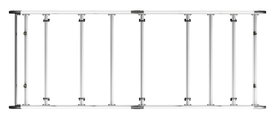 VGUR-240 ULTIRack+ Volkswagen Crafter Roof Rack - 2006-2017 L3H2 Twin Rear