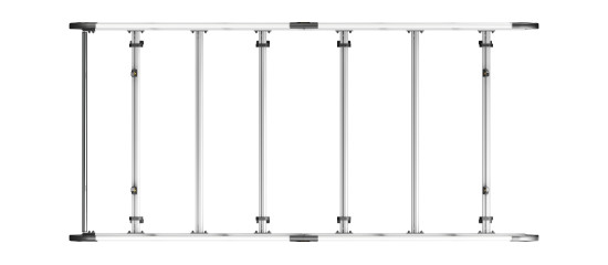 VGUR-280 ULTIRack+ Volkswagen Crafter Roof Rack - 2017- L3H3 Twin Rear