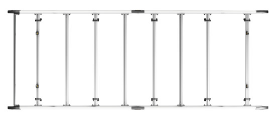 VGUR-281 ULTIRack+ Volkswagen Crafter Roof Rack - 2017- L4H3 Twin Rear