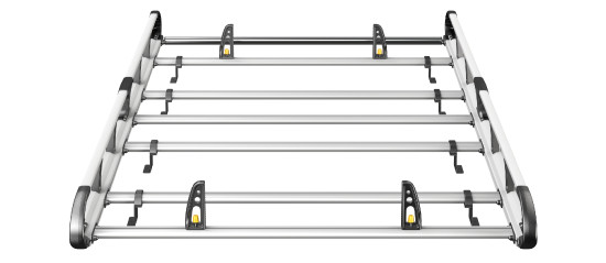 VGUR-205 ULTIRack+ Volkswagen Transporter T6 Roof Rack - 2015-2025 L1H1 Twin Rear