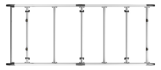 VGUR-293 ULTIRack+ Ford Transit Custom Roof Rack - 2023- L2H1 Twin Rear