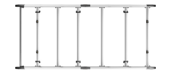 VGUR-292 ULTIRack+ Ford Transit Custom Roof Rack - 2023- L1H1 Twin Rear