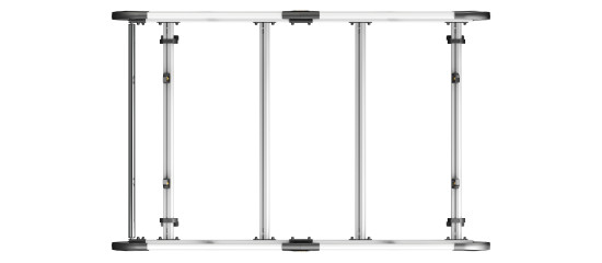 VGUR-294 ULTIRack+ Ford Transit Courier Roof Rack - 2024- L1H1 Twin Rear