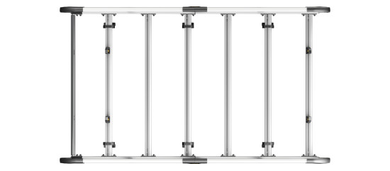 VGUR-296 ULTIRack+ Ford Transit Custom Roof Rack - 2023- L1H1 Tailgate