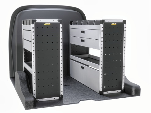 TVR-G-001 Peugeot Partner Van Racking 2018- L1H1 - Gold Level Complete Kit