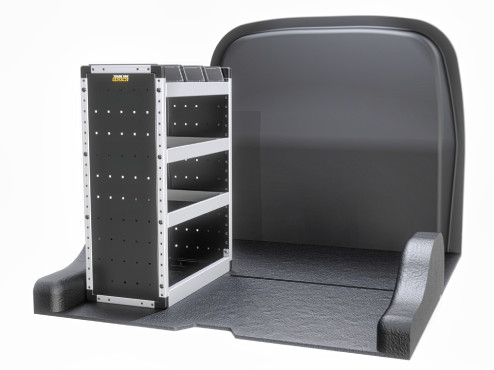TVR-S-001-NS Vauxhall Combo Van Racking 2018- L1H1 - Silver Level Passenger Side Only
