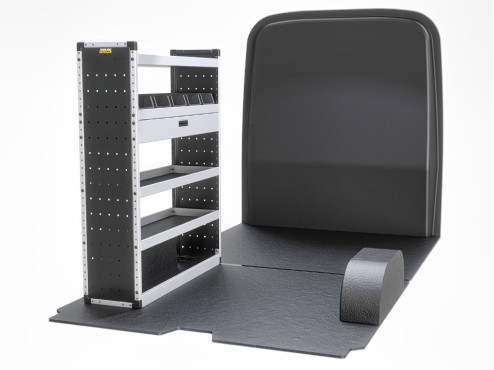 TVR-G-006-NS Peugeot Boxer Van Racking 2006- L2H2 - Gold Level Passenger Side Only
