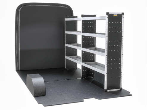 TVR-B-006-OS Vauxhall Movano Van Racking 2022- L2H2 - Bronze Level Drivers Side Only