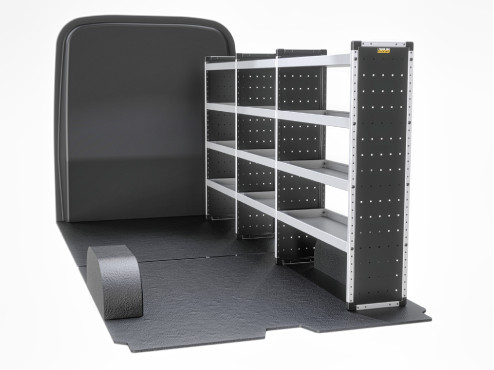 TVR-B-007-OS Vauxhall Movano Van Racking 2022- L3H2/L3H3 - Bronze Level Drivers Side Only