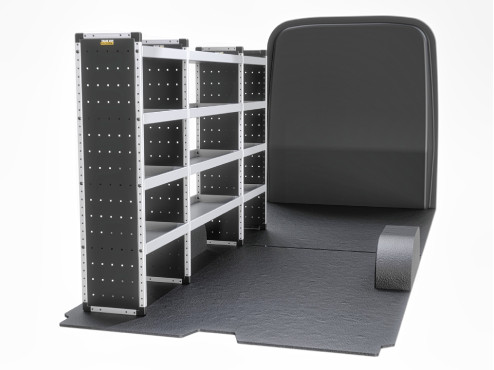 TVR-B-015-NS Mercedes Sprinter Van Racking 2018- L3H2/L3H3 - Bronze Level Passenger Side Only