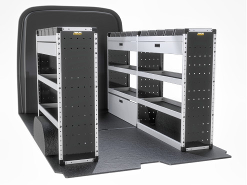 TVR-G-005 Volkswagen Crafter Van Racking 2017- L3H2 - Gold Level Complete Kit