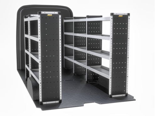 TVR-B-012 Volkswagen Crafter Van Racking 2017- L4H3/L4H4 - Bronze Level Complete Kit