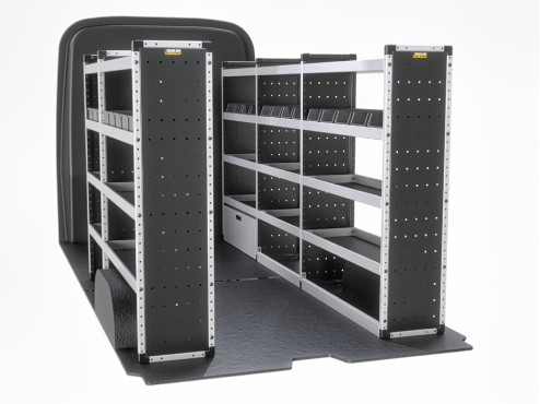 TVR-S-012 MAN TGE Van Racking 2017- L4H3/L4H4 - Silver Level Complete Kit