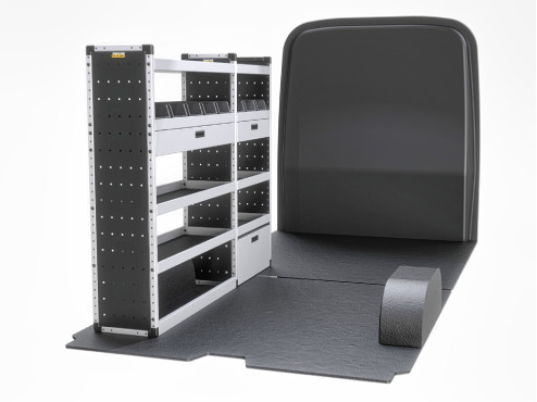 TVR-G-012 MAN TGE Van Racking 2017- L4H3/L4H4 - Gold Level Complete Kit