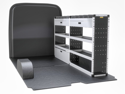 TVR-G-005 Fiat Ducato Van Racking 2006- L2H1 - Gold Level Complete Kit
