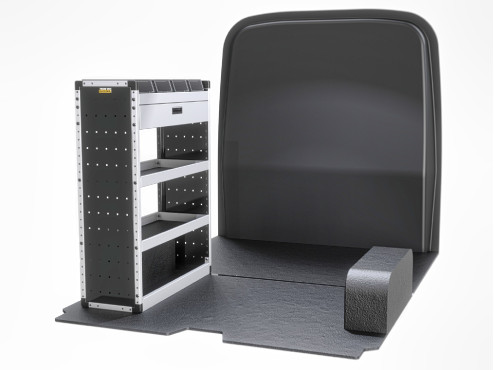 TVR-G-010-NS Vauxhall Movano Van Racking 2022- L1H1 - Gold Level Passenger Side Only