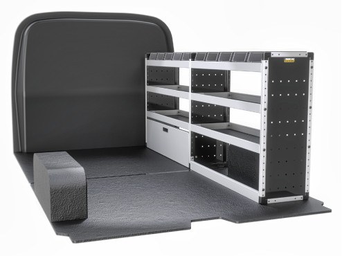 TVR-S-016-OS Volkswagen Transporter T7 Van Racking 2025- L2H1 - Silver Level Drivers Side Only
