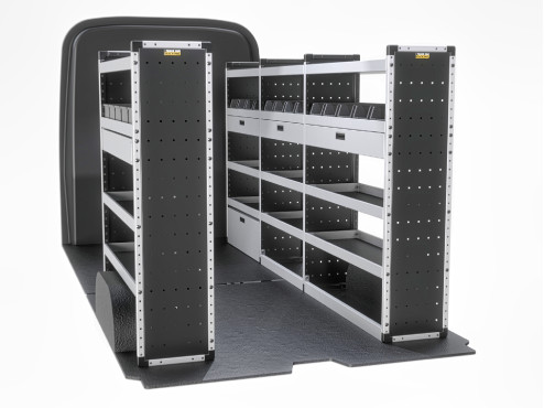TVR-G-007 Renault Master Van Racking 2025- L3H2 - Gold Level Complete Kit